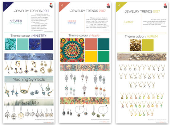 annual monthly jewelry trends