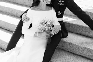 The Duke and Duchess of Sussex on their wedding day