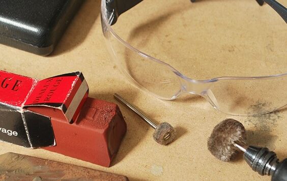 Leather Pendant Wheel and Polishing Compound