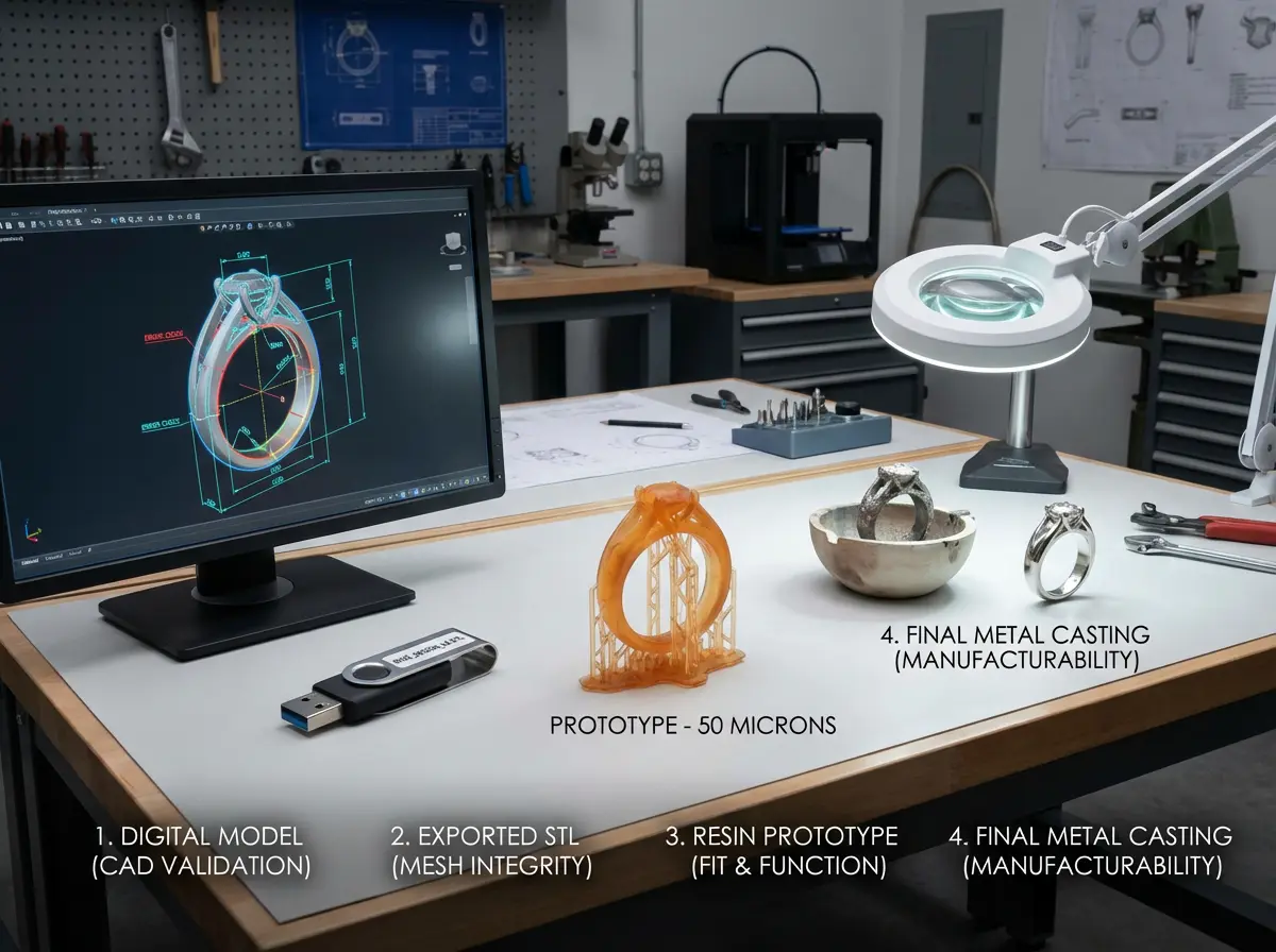from screen model to factory ready sample