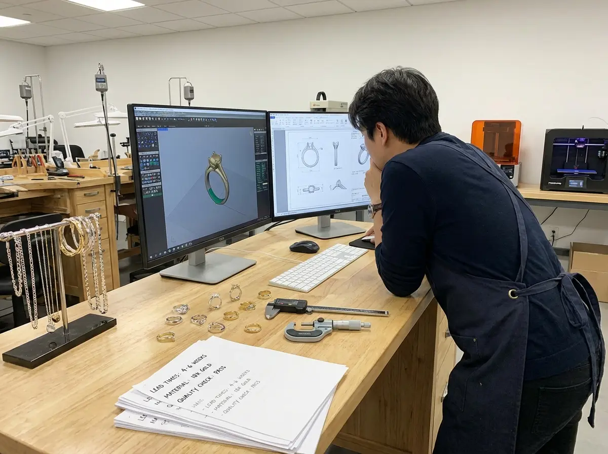 how to evaluate a bespoke 3d jewelry modeling partner