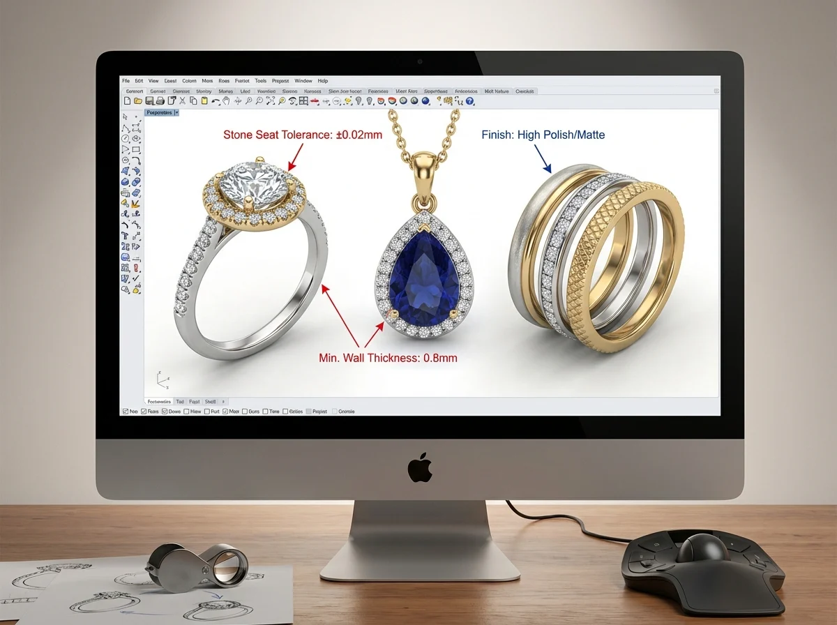 what bespoke 3d jewelry modeling services really include
