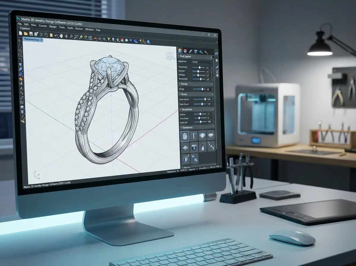 what matrix 3d jewelry design software does well